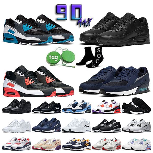 

2023 classic 90 men running shoes women sneakers sports red recraft wolf grey white trainer hyper grape royal surface breathable shoes size