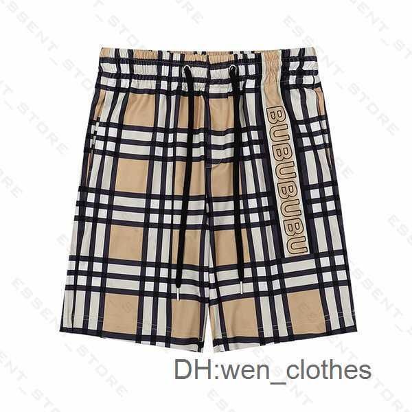 

3a burbrery plaid shorts 2022 mens summer fashion beach pants designers board swim short gym mesh sportswear quick drying swimwear printing, White;black