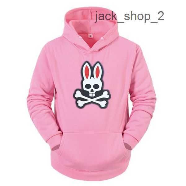 

psycho skeleton bunny letter print women hoodie fall winter streetwear men sports design sweatshirt harajuku pullover 8 xojt, Black