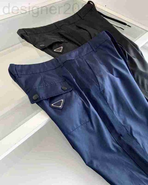 

men's pants summer the latest designer pants high-end nylon pencil fashion casual sports mens luxury 3ro0, Black