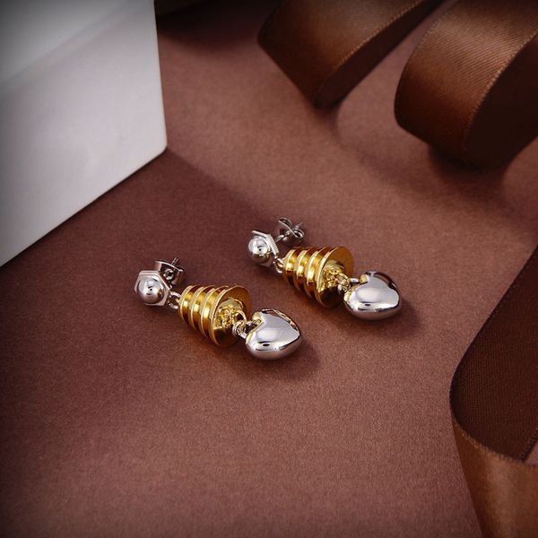 

stud earrings for girls fashion jewelry brand earrings for women, Golden;silver