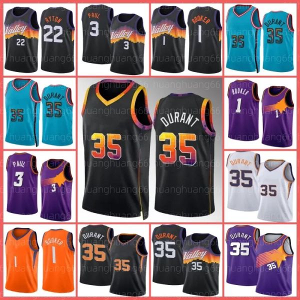 

custom kevin durant 35 1 3 devin booker chris paul basketball deandre ayton jerseys phoenixs jersey sun steve 13 nash jersey charles, Black;red