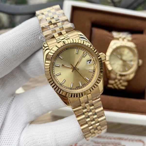 

mens watch designer watches date just 41mm automatic watch mens designer 36/31mm womens watch orologio di lusso classic wristwatches day dat, Slivery;brown