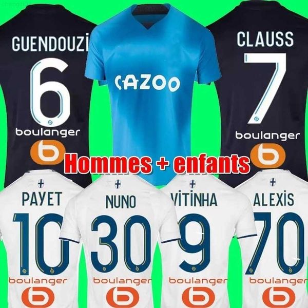

marseilles 22 23 soccer jersey 5 leonardo balerdi 16 pau lopez 77 amine harit 3 eric bailly 36 ruben blanco 18 ruslan malinovskyi, Black;yellow