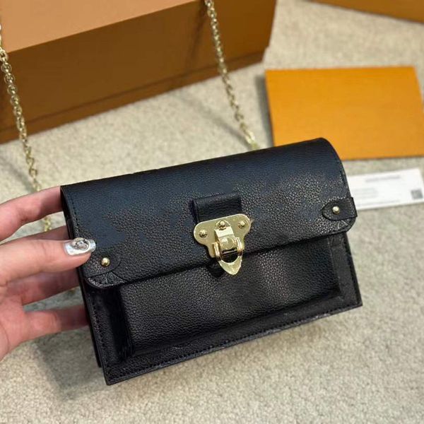 

women's chain bag designer bag one shoulder bag vintage classic flower luxury new embossed purse