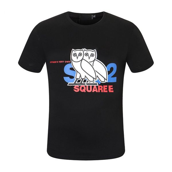 

22ss new brand men's t-shirts designer mens polo shirt luxury dsquare print shorts o-neck short sleeve men's shirts dt2018 d2 dsq, White;black