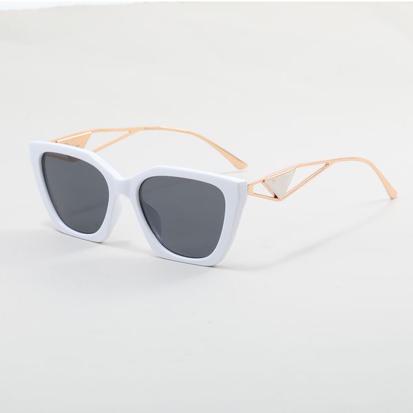 

719ses 8286 designer sunglasses classic eyeglasses goggle outdoor beach sun glasses for man woman mix color optional triangular signature, White;black
