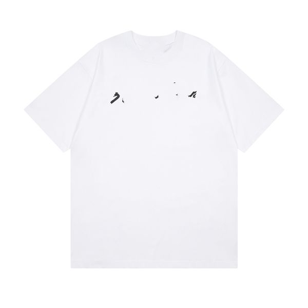 

fashion men's t-shirt luxury design2023 balencaigaity men's t-shirts retro decoration cotton soft anti-wrinkle letter printing cas, White;black