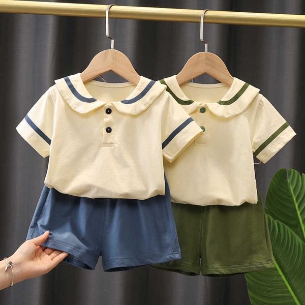 

sets lzh summer kids clothing for tracksuit casual shortsleeved shorts pcs baby girls outfit y children's suit, White