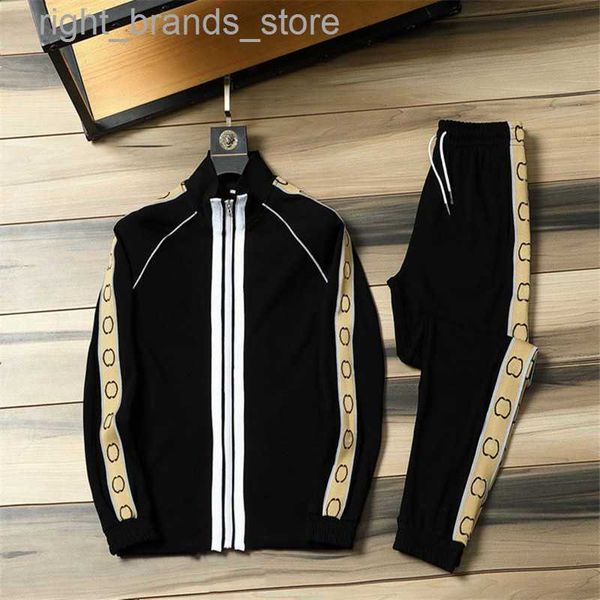 

men's tracksuits autumn new casual sports suit stand collar zipper sweater hoodie and two sets outdoor jogging wear 0214v23, Gray