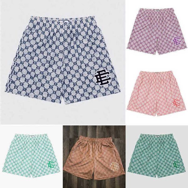 

men's luxury fashion ee shorts eric emanuel basic short new york city skyline men women jog pant fitness casual train run sports pants, White;black