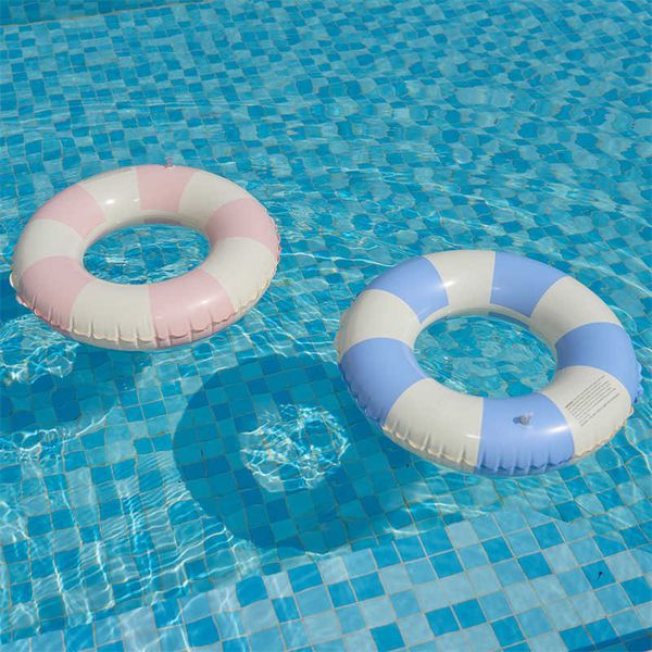 

inflatable floats tubes kids striped swimming circle swimming pool floats inflatable swimming ring rubber ring summer pool party kids toys g