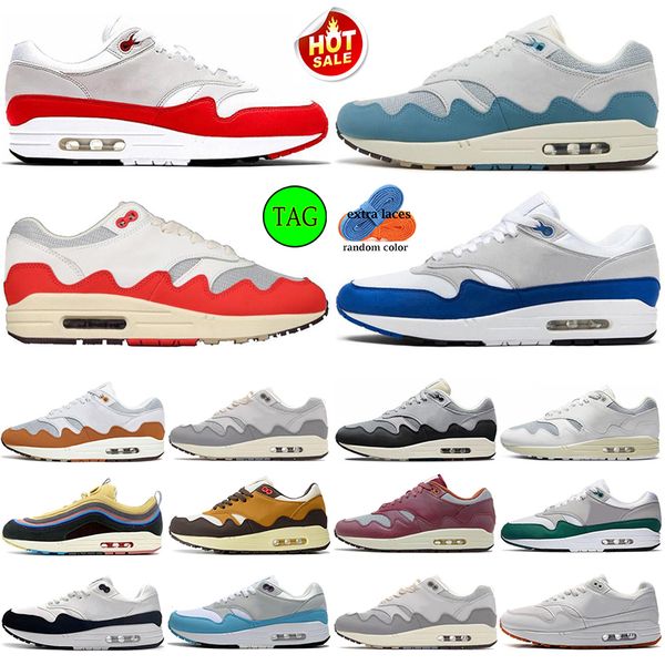 

designer running shoes 1 87 sports sneakers 87s night maroon noise aqua monarch baroque brown anniversary royal obsidian white gum mens trai