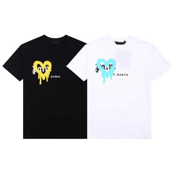

mens designer tshirt t shirts palms spray love heart print short-sleeved t shirt fashion angels women graphic tees t-shirts fe2, White;black