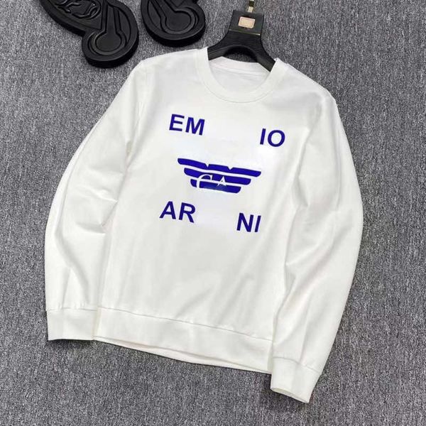 

plus size sweatshirt men women sweater ea designer sweaters casual hoodie cotton pullover shirt fashion printing long-sleeved tshirt 4xl 5xl, Black