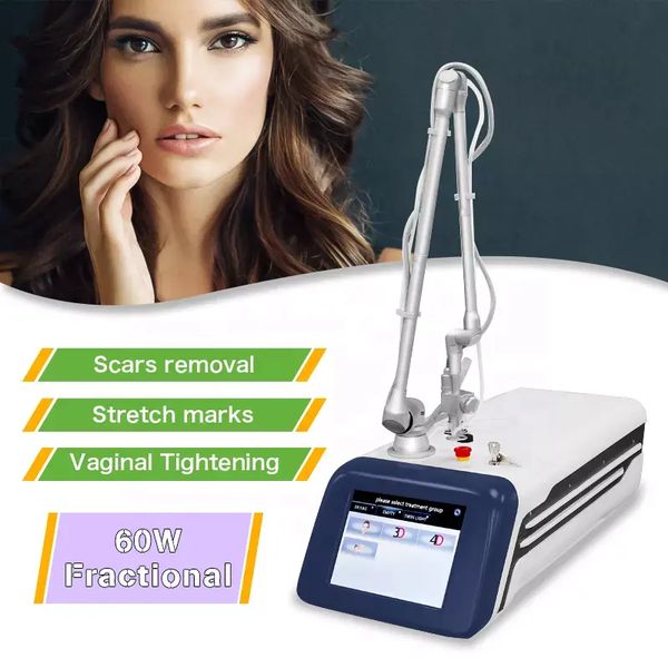

beauty items fractional 60w co2 laser machine scar removal 10600nm vaginal tightening facial resurfacing