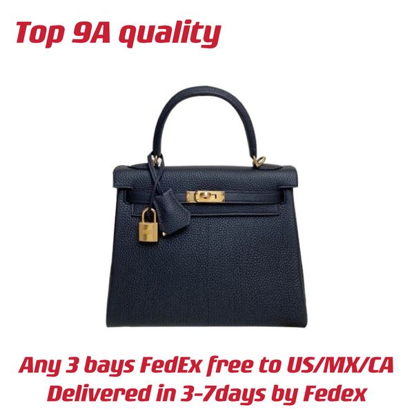 

9a togo cowhide genuine leather bags designer socialite tote motorcycle pleated motorcycle 25/28cm in 8 colors with horse and silk lock lady