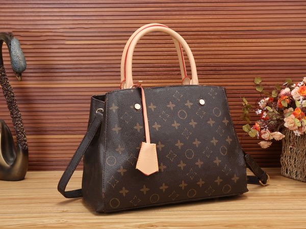 

yy fashion bag classic vintage women's handbag onthego gm mm women's luxury designer bag leather handbag messenger bag handbag pur