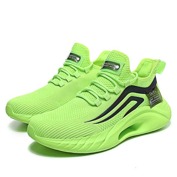 

dress shoes men s athletic sneaker light weight man sport soft sole reflective fashion breathable walking boys 230213, Black