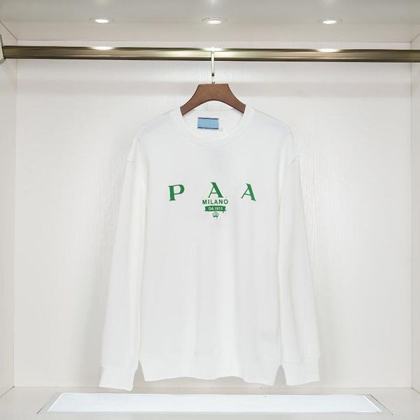 

2023 loose designer men hoodies hoody pullover prad sweatshirts loose long sleeve jumper mens women clothing with printing m-2xl/3xl hxiy, Black