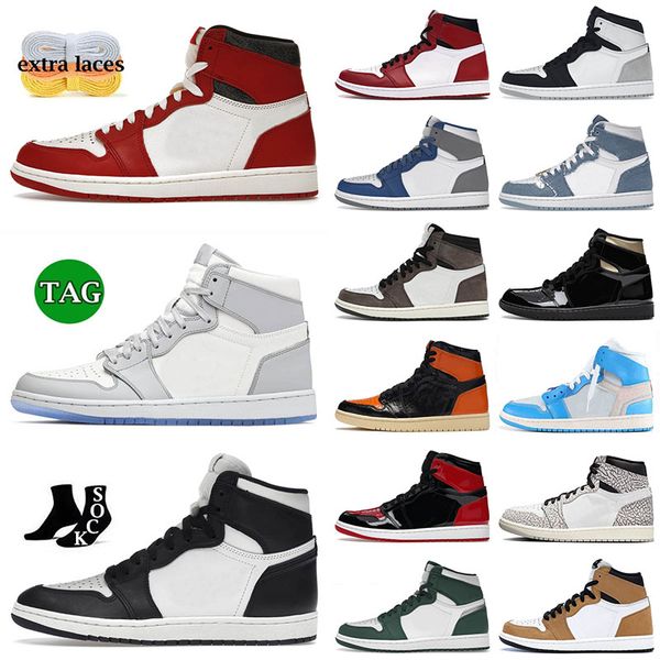 

original mens basketball jumpman shoes 1 1s lost and found black white high 85 starfish true blue gorge green stealth men women tennis sneak