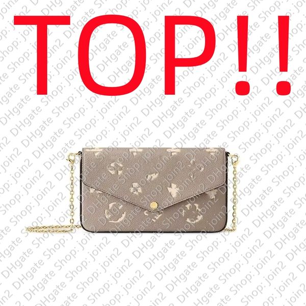 

m69977 felicie pochette clutch bag designer handbags purses