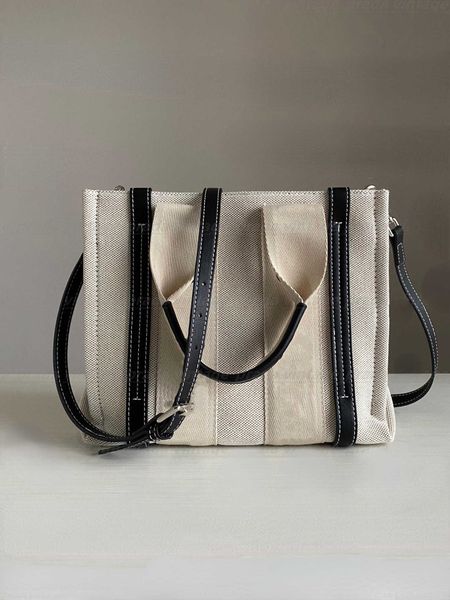 

women handbags woody tote shopping bag handbag 7a quality canvas fashion linen large beach bags luxury designer travel crossb