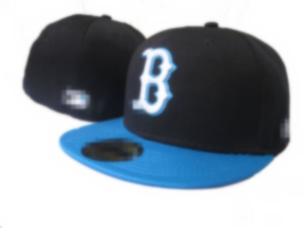 

2023 cap ready stock camiseta nueva boston sox sombreros hombre bonita letra caps pico plana gorra ajustada hip hop hombres mujeres completa, Blue;gray