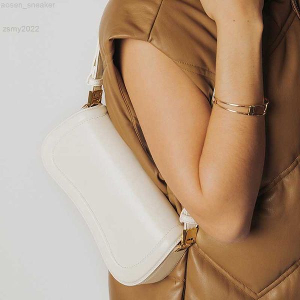 

french elegant bags for women 2022 trend luxury simple design underarm bag fashion casual handbag bolsa