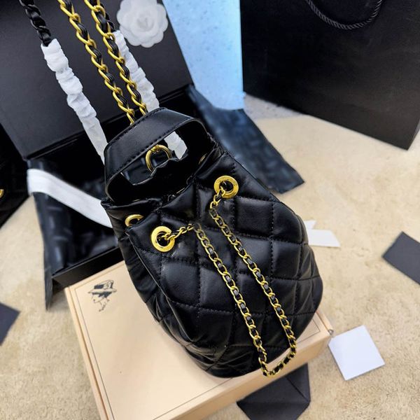 

women portable classic bucket bag bundling trend purses designer woman handbags luxury crossbody bag leather card holder bolso coin purse mu