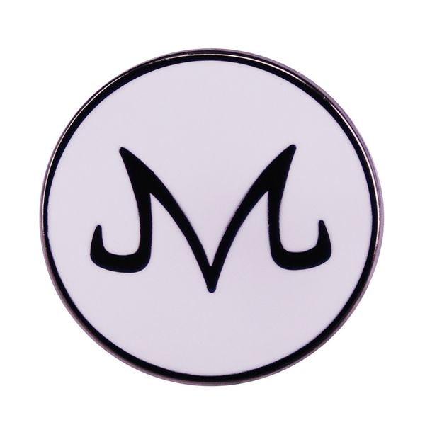 

villain character majin buu brooch badge cute anime movies games hard enamel pins collect metal cartoon brooch backpack hat bag collar lapel, Blue