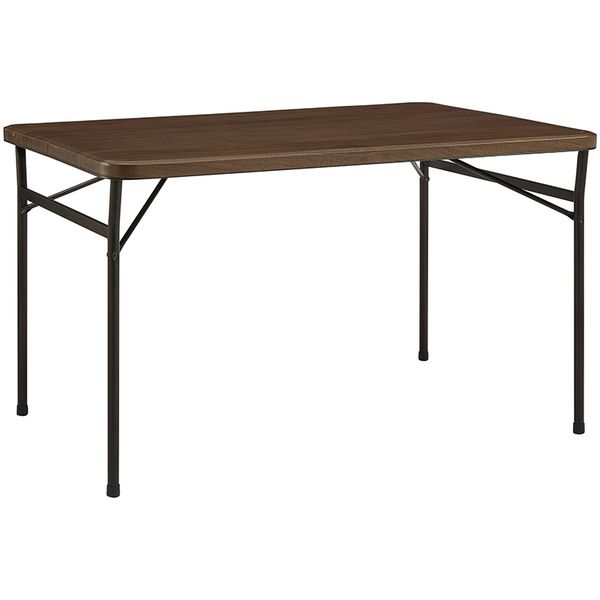

mainstays 48 faux wood folding table walnut kelty camp table