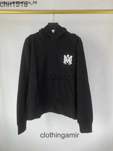 

new designer amirs hoodies pullover printed letter hooded black sweater hoodie casual men's women's streetwear hoodie