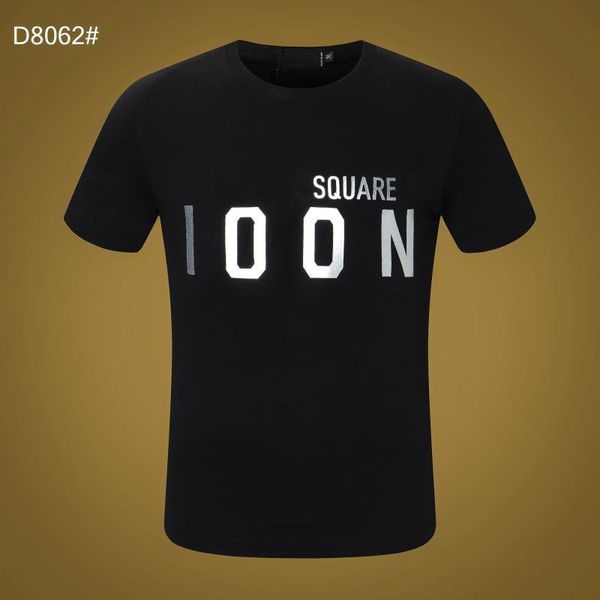 

d2 dsq icon gg new men's t-shirts designer t shirt italy fashion tshirts summer dsq pattern t-shirt male q dsquare 2 dsquareds dsq2s ds, White;black