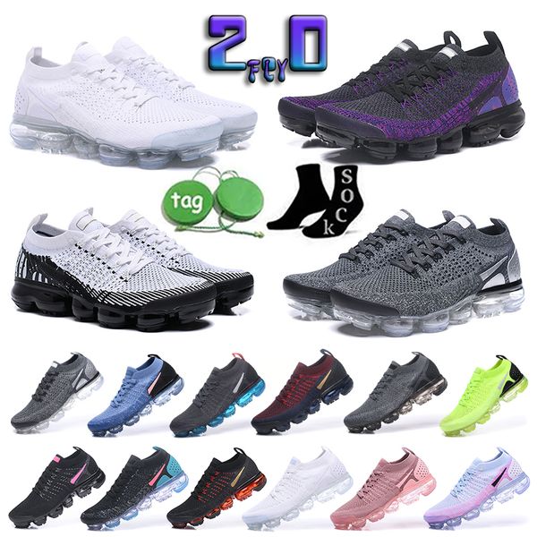 

2023 men women running shoes mens trainers sneakers fly 2.0 knit 3.0 grey crimson usa triple black south beach outdoor des chaussures omstor