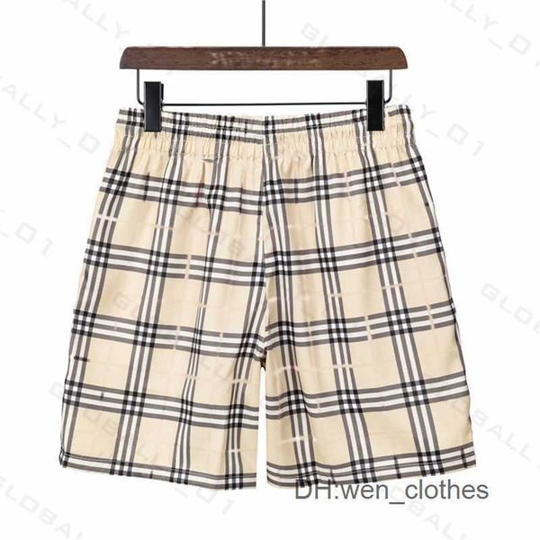

3a mens burbrerys shorts designers summer beach swim pants board swimmings short gym mesh sportswear quick drying swimwear printing man s 9l, White;black