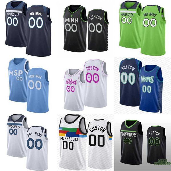 

men women youth minnesota''timberwolves''custom 12 taurean prince 6 mclaughlin 7 wendell moore jr. 8 josh minott 13 nath, Black;red