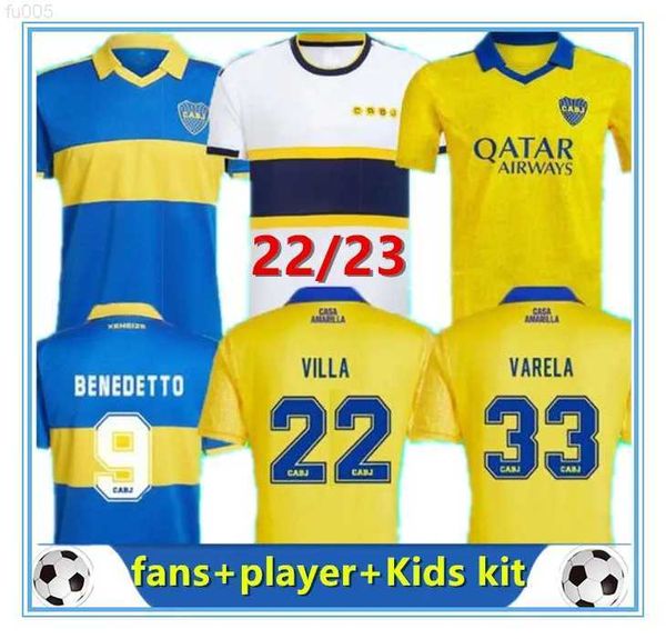 

boca juniors 22 23 soccer jersey 22 sebastian villa 9 dario benedetto 10 oscar romero 5 alan varela 3 gonzalo sandez 27 nicolas orsini 4 jor, Black;yellow