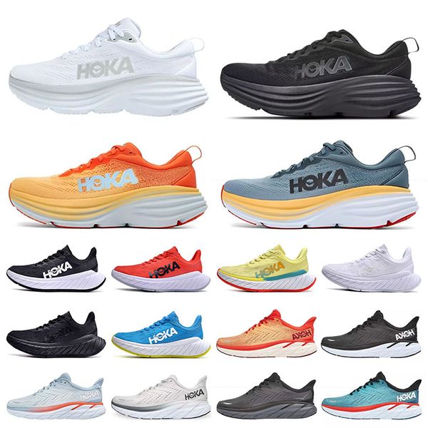 

2023 hoka one bondi 8 running shoes athletic clifton 8 kawana challenger atr 6 accepted lifestyle shock absorption highway designer womens m, Black
