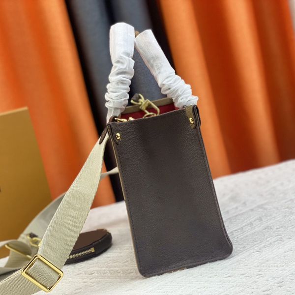 

tote bag designer shopping bag ribbon shoulder strap coin bag ladies handbag fashion shoulder bag leather canvas luxury crossbody bag mini n
