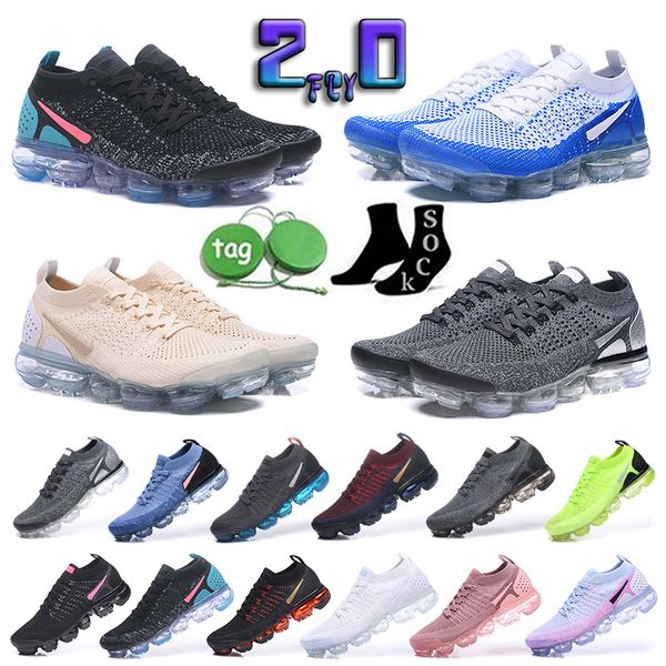 

2023 arrival fly 2.0 3.0 running shoes sneakers knit mens women triple black white cny tiger rainbow sports shoe eur36-45