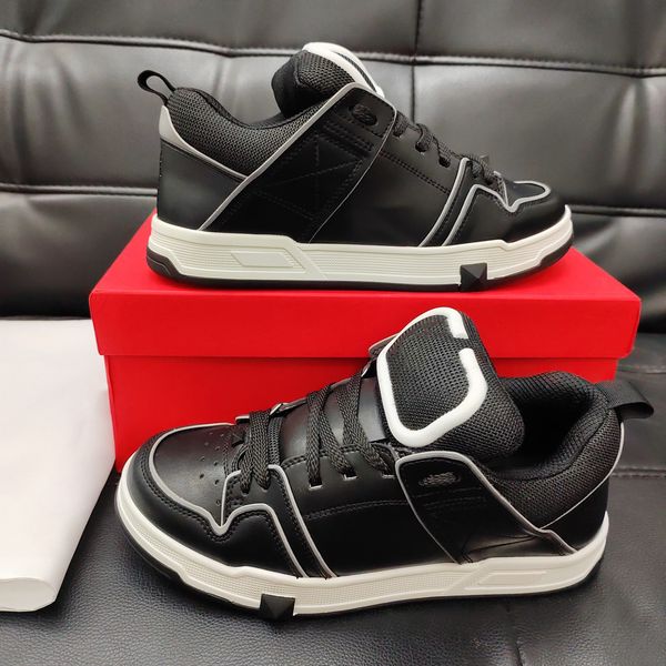 

stud size valentinoly wedding 38 shoes mens quality sneakers trainers casual eur dress to one 44 for leather fashion