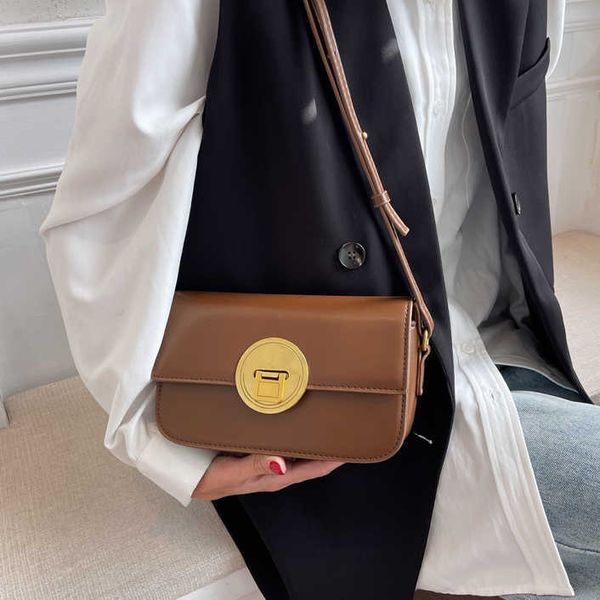

genuine leather women's bag french stick bag 2022 new bag women's westernized commuting underarm bag single-shoulder