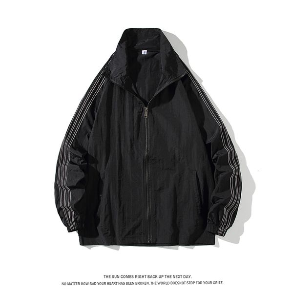 

men's jackets summer mens jacket very thin coat suncreen outwear windbreaker outwear 230214, Black;brown