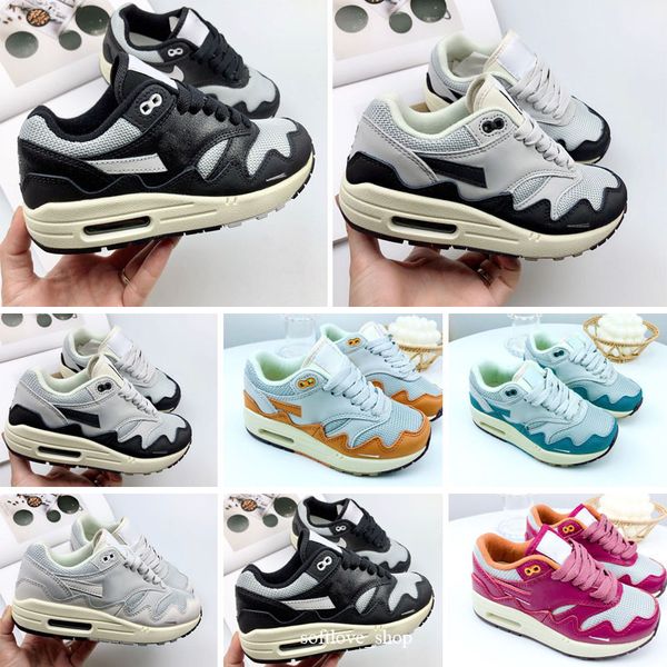 

infant 87 waves monarch big kids running shoes noise aqua rush maroon mesh durabuck upper sneakers trainers baroque brown saturn gold toddle, Black