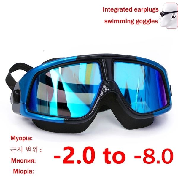 

goggles swimming goggles nearsighted swim goggles anti fog uv prescription swim goggles myopia swimming glasses 230215