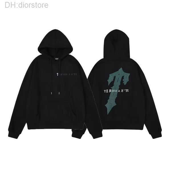 

trapstar designer mens hoodie women's hoodie pullover men's jacket cotton winter plush warm coat sweatshirt hoodies sweatshirts si, Black