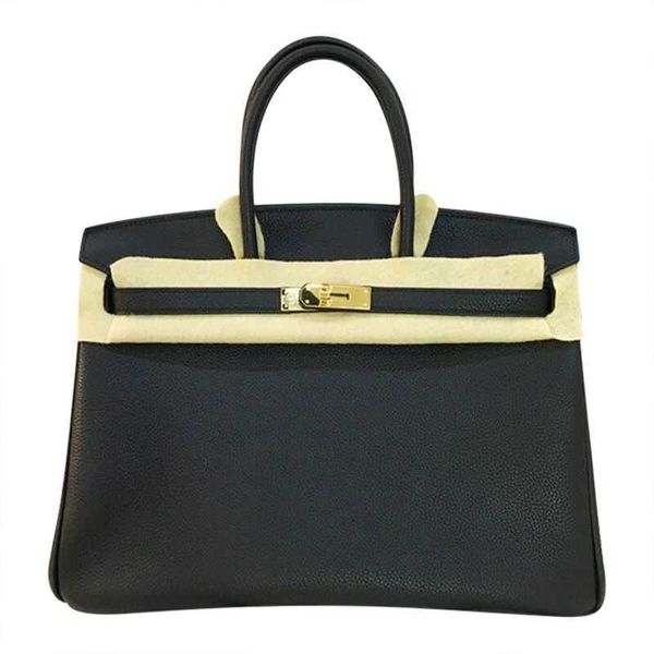 

lady's handbag herme birkin leather women's bag litchi calfskin lock buckle bridal bag handbag 25 30 35 40 large bag o7kb