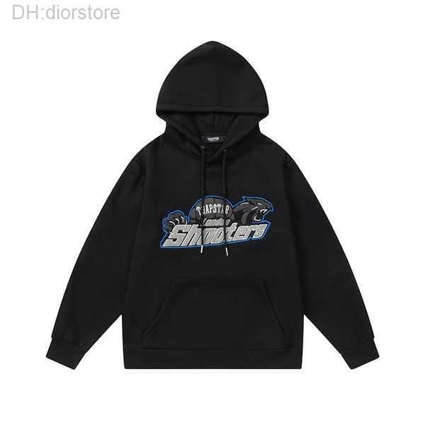 

men hoodies tracksuit trapstar brand printed sportswear men warm hoodie sweatshirts size s-xl 12i50m, Black