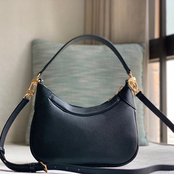 

10a luxury brand totes high imitation designer handbags bagatelle genuine leather crossbody bags m46002 24cm with box zl040